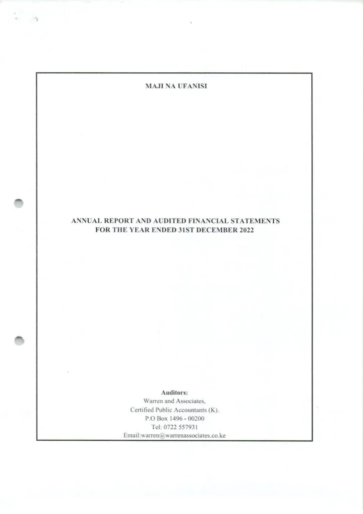Audited financial statement for 2022