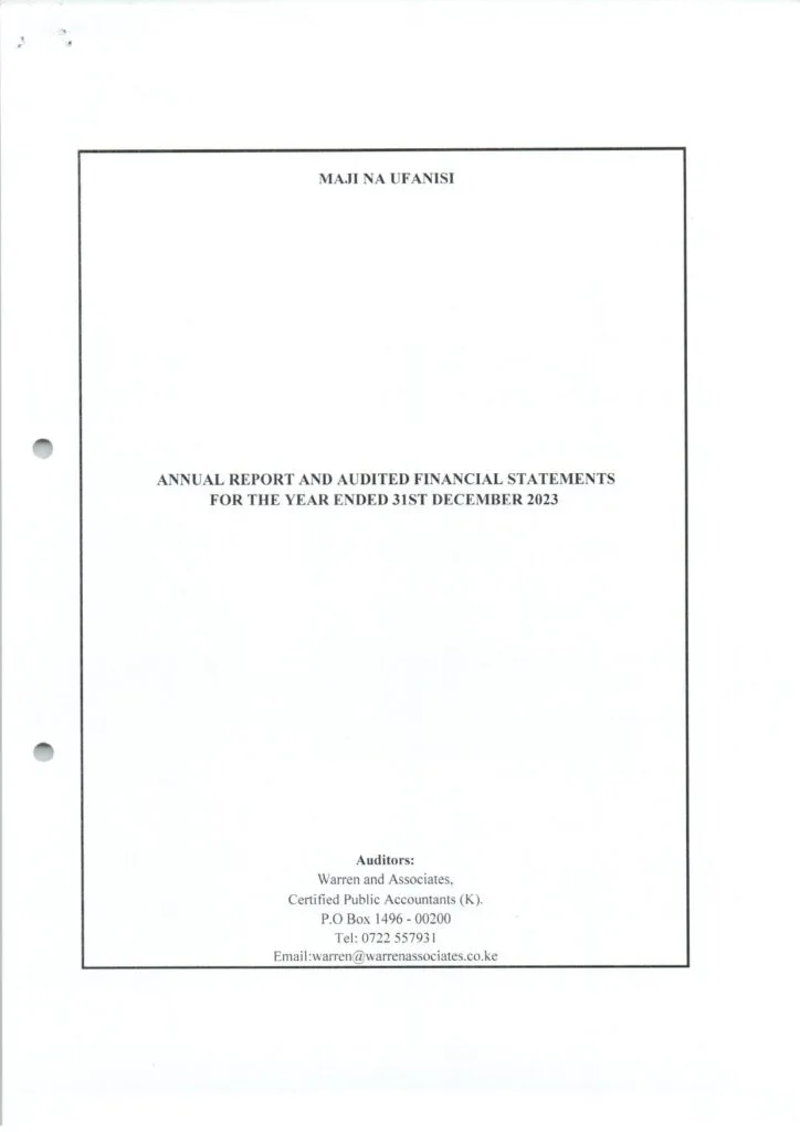 Audited financial statement for 2023