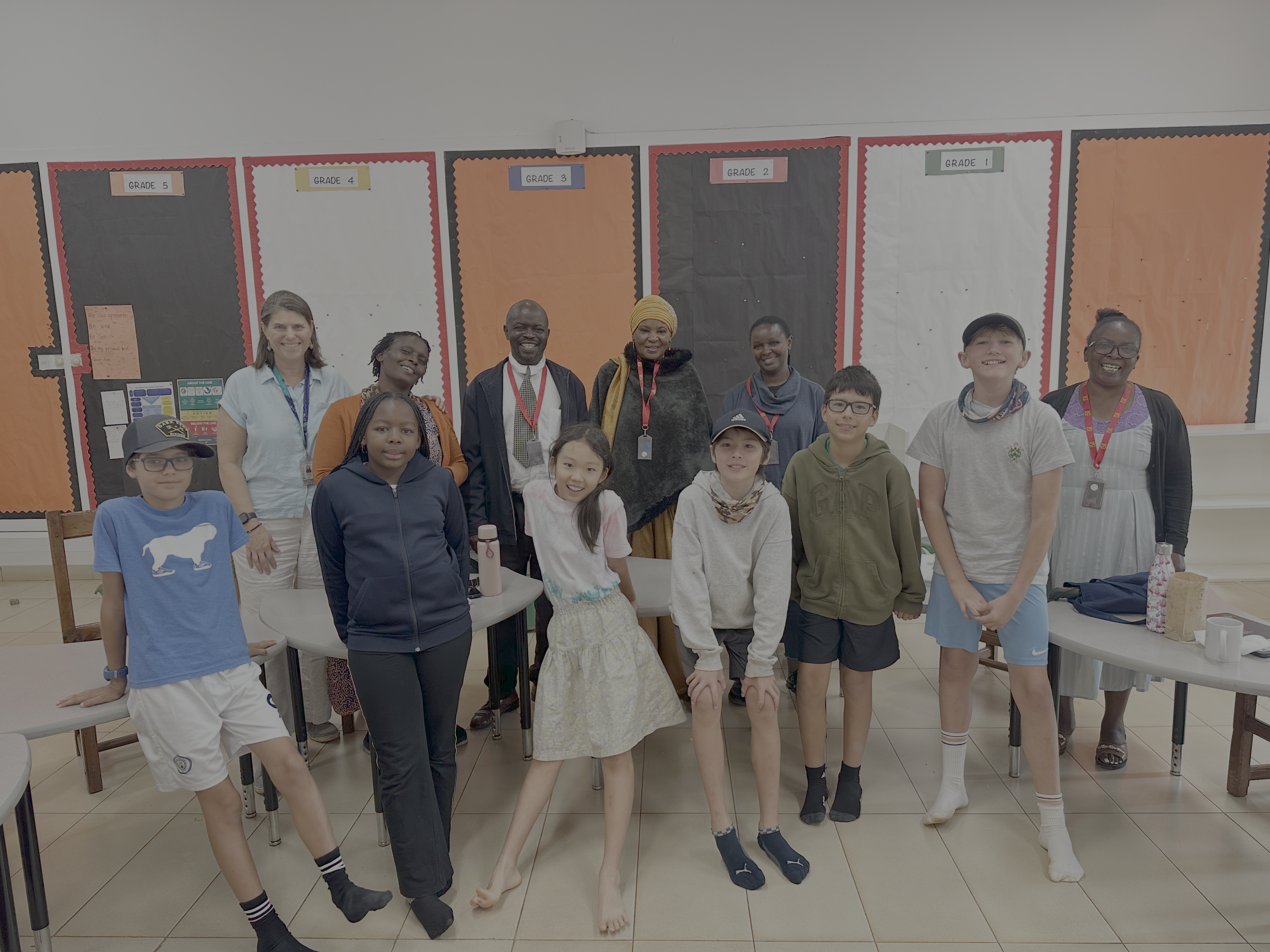 International School of Kenya students and Vision Sisters community leaders